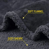 Luxury Shaggy Waterproof Blanket with Microfibre Fleece