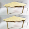 Wooden Hamster Play Platform with Two-Level Design