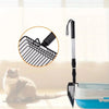 Stainless Steel Sifting Scoop with Adjustable Handle for Coop, Litter & Beach Cleanup