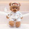 Cozy Pajama Bear Plush with Sleep Mask