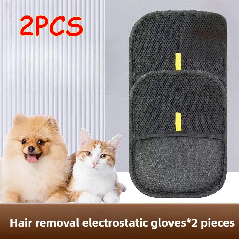 Pet Hair Removal Mitts for Cats and Dogs