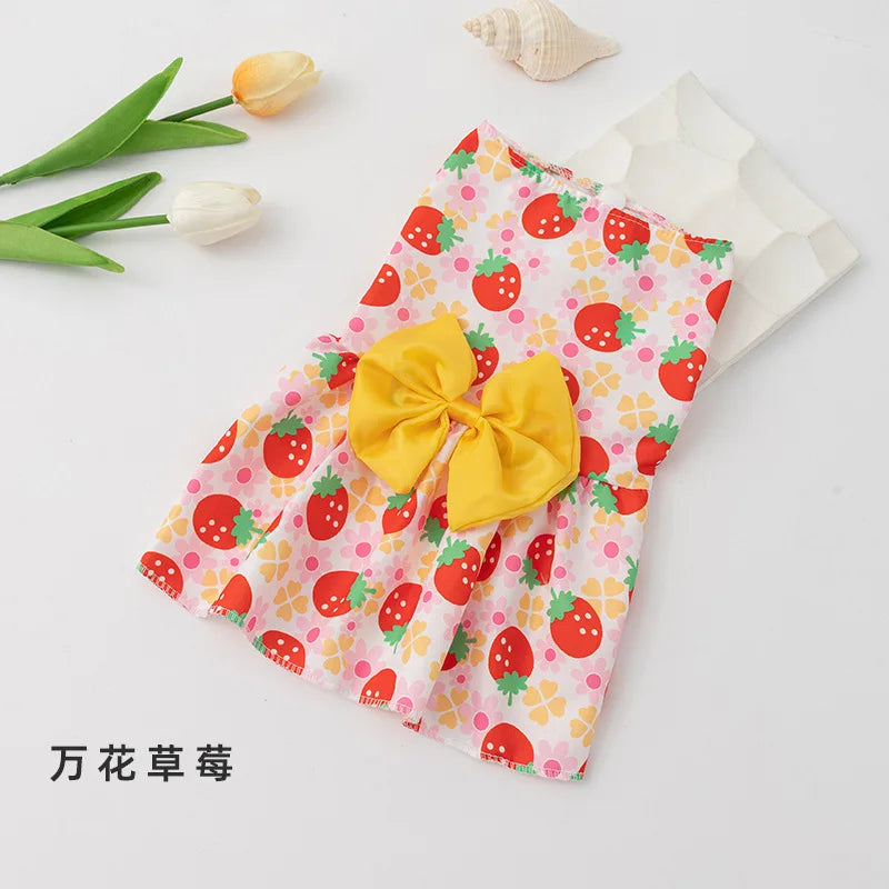 Flower Princess Dress for Small Dogs