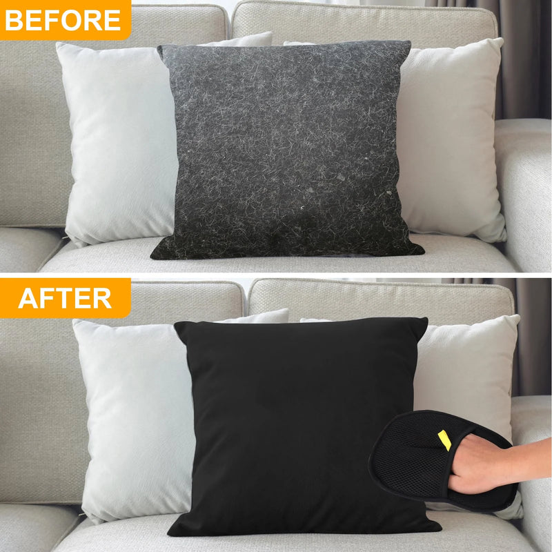 Gants de toilettage pour animaux à double face