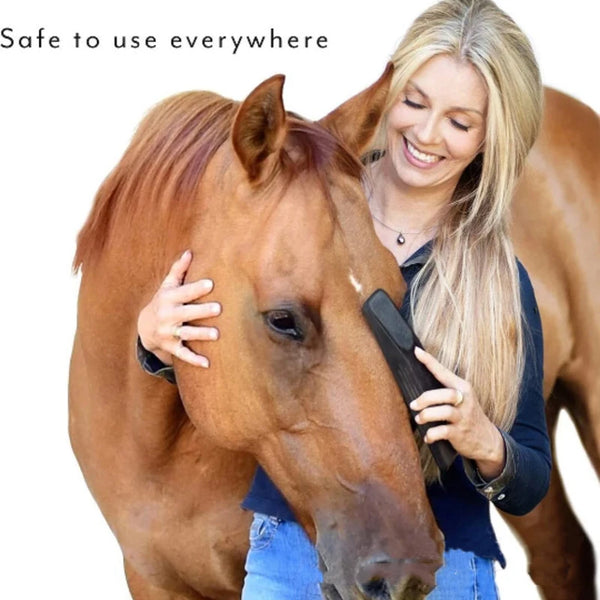 Horse Massage Brush for Grooming and Care