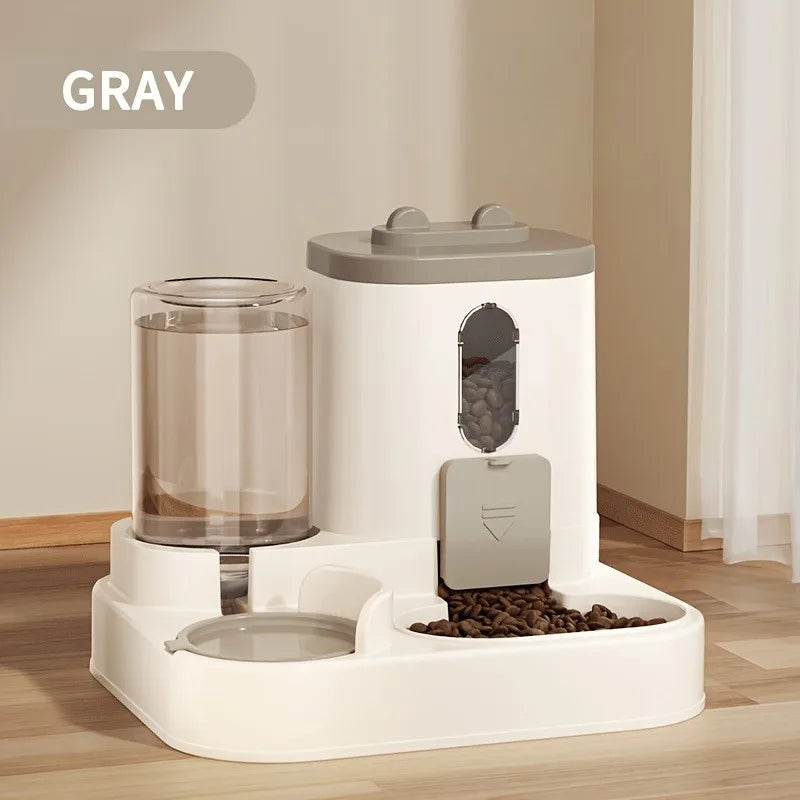 2-in-1 Cat Auto Feeder and Water Dispenser