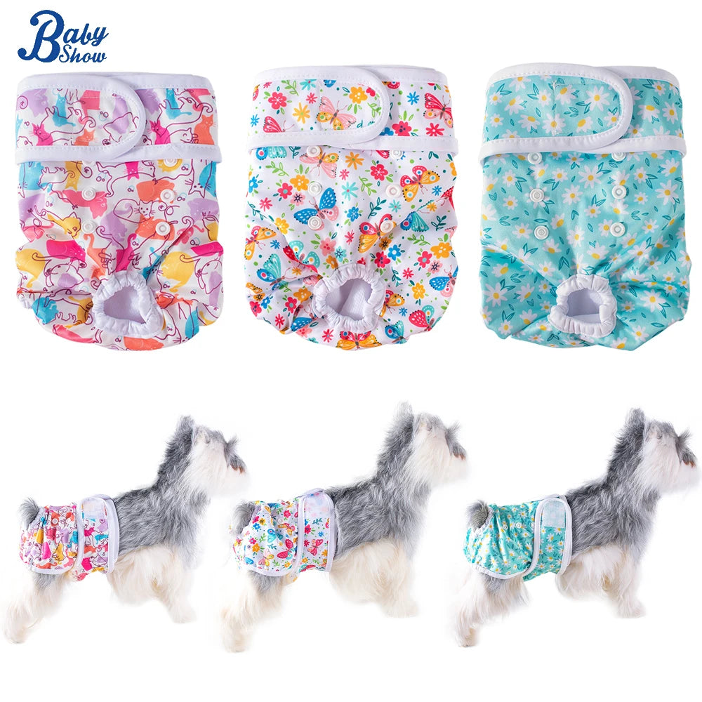 Reusable Dog Diapers for Female Dogs – Leak-Proof Sanitary Pants