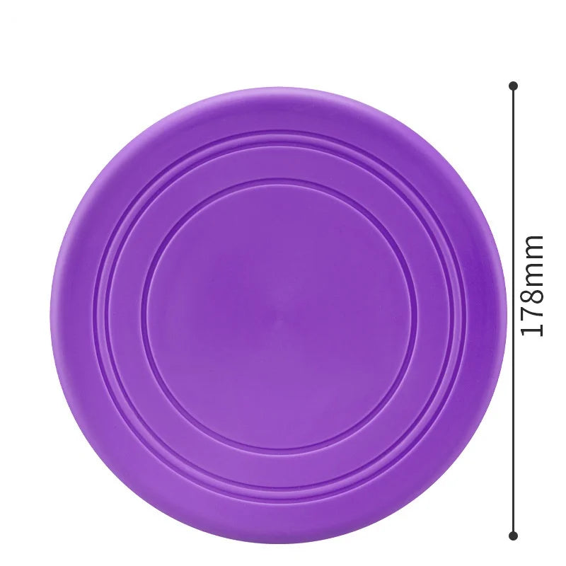 Interactive Silicone Flying Saucer Pet Toy