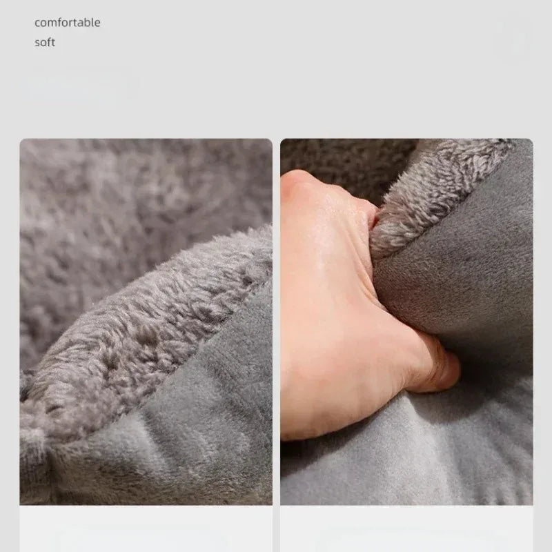Coussin de lit doux en peluche pour animaux