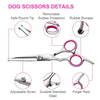 Stainless Steel Pet Grooming Scissors Set with Safety Round Tips