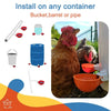 Automatic Chicken Waterer Cups - 4 Pack