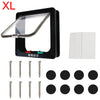Pet Door with 4-Way Lock for Cats and Dogs - Secure, Weatherproof Flap