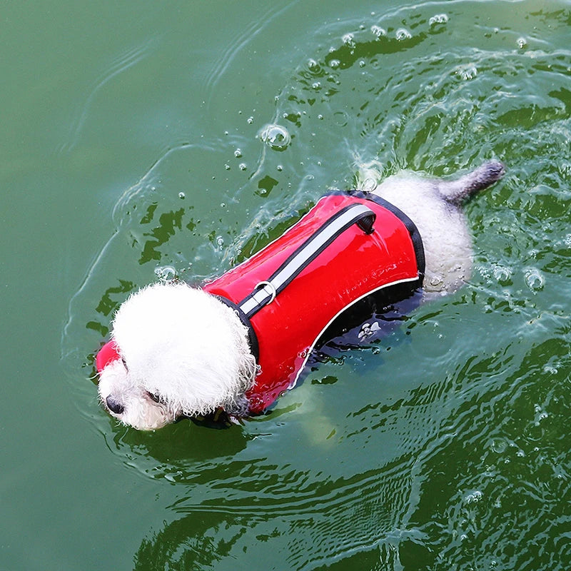 Dog Life Jacket with Removable Front Floats for Swimming & Outdoor Adventures