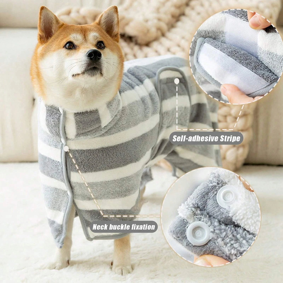 Extra Large Quick-Dry Microfiber Pet Bath Towel