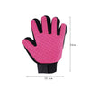 Gants de toilettage en silicone pour animaux