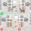 Cat Door Latch Gate Lock Adjustable Plastic Gate Holder
