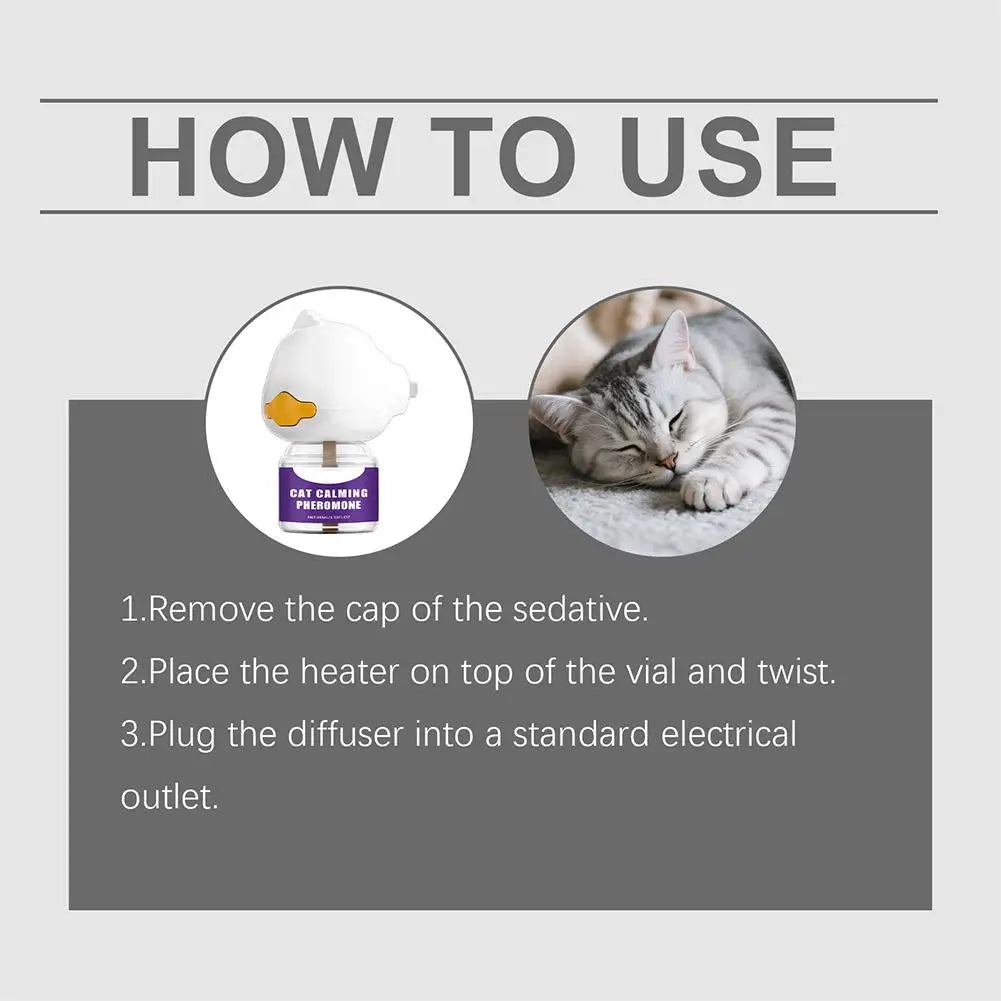 Cat Pheromone Diffuser – Calming Plug-in for Anxiety & Stress Relief