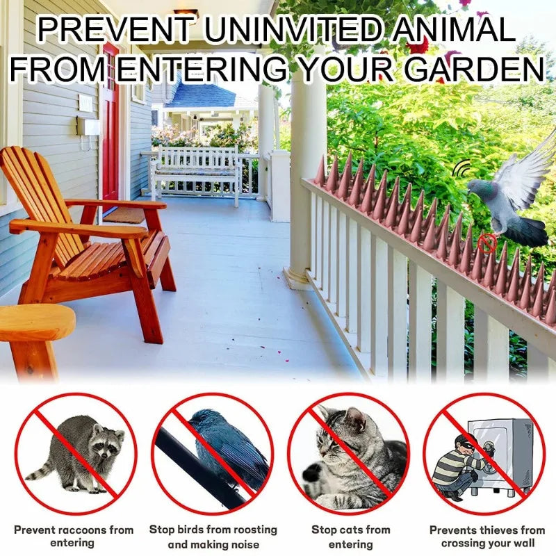 Bendable Bird Repellent Spikes for Outdoor Pest Control