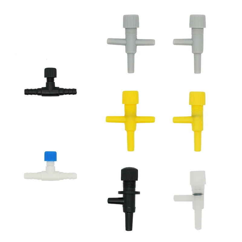 Valves de Régulation de Débit d'Air pour Aquarium (Lot de 10)