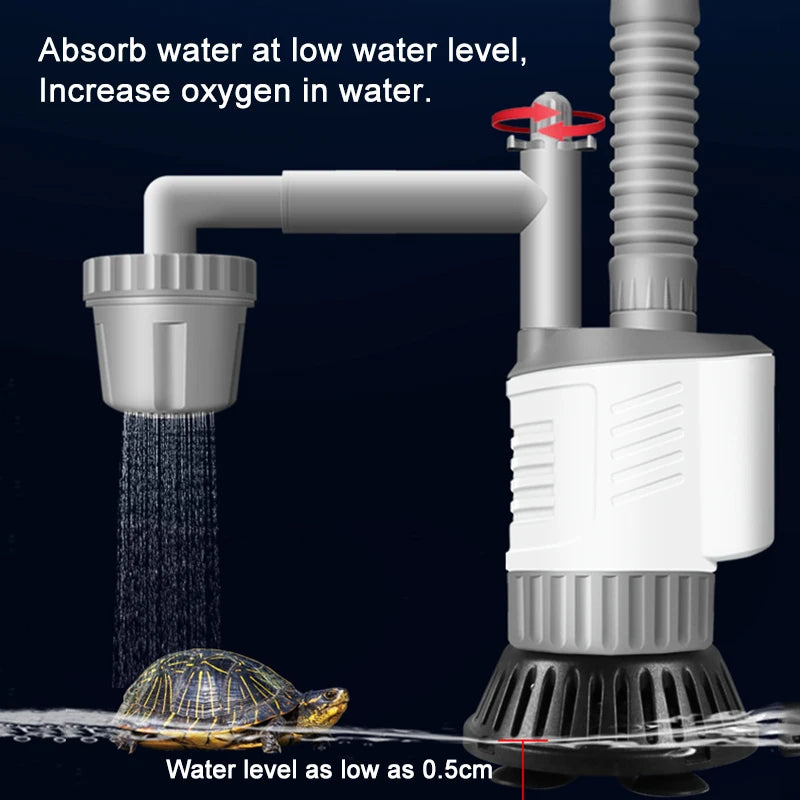 Pompe à eau réglable pour aquarium
