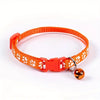 Bunte Schleifen-Hundehalsband mit Glocke