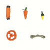 9-Piece Small Pet Chew Toy Set for Rabbits and Hamsters