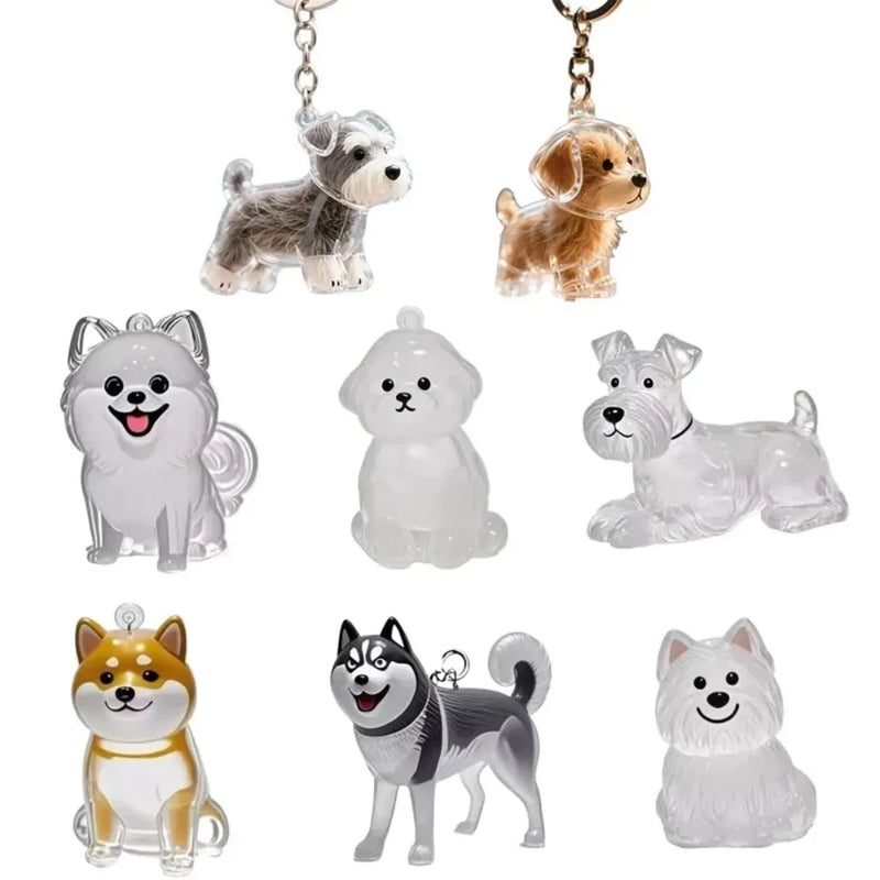 Porte-clés Souvenir de Poils d'Animal