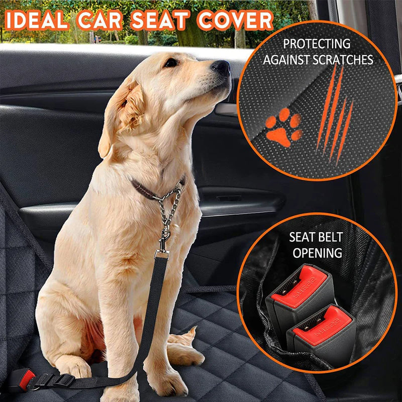 Waterproof Dog Car Mat & Hammock for Back Seat