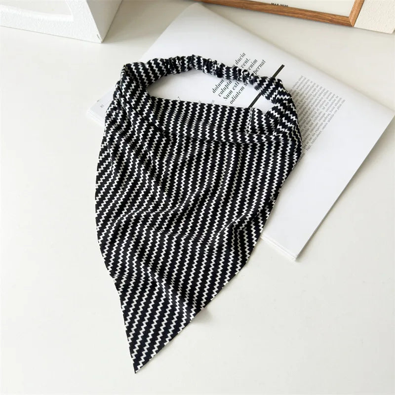 Boho Floral Print Cotton Triangle Hair Bandanas