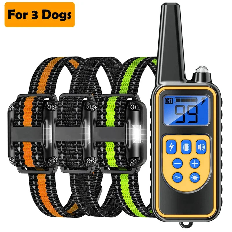 Rechargeable Dog Training Collar with Remote Control