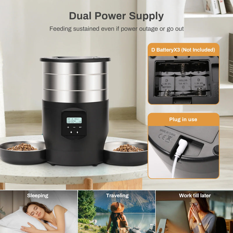 Distributeur automatique intelligent pour animaux de compagnie avec contrôle par application
