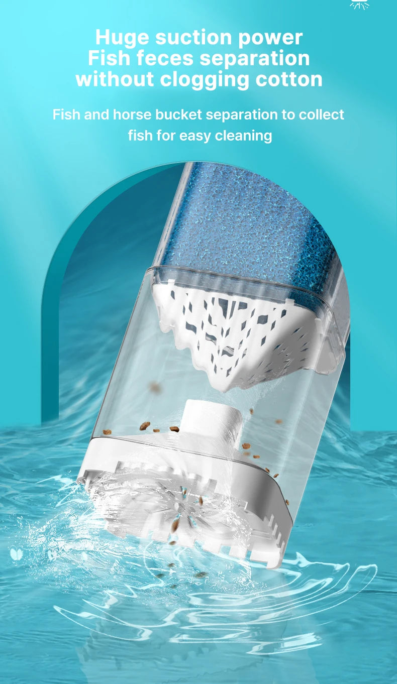 Pompe de filtre submersible pour aquarium