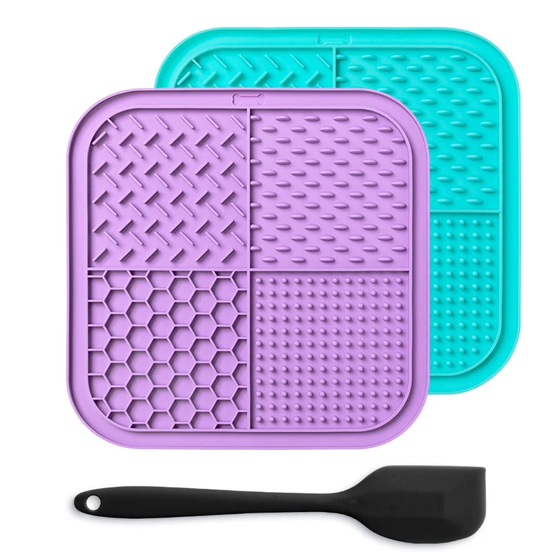 Silicone Lick Mat for Dogs and Cats – Anxiety Relief & Slow Feeding