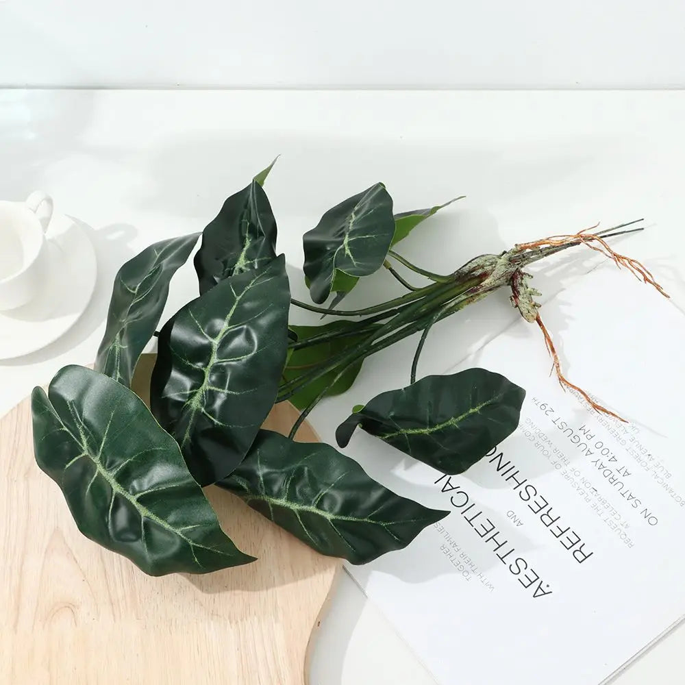 Artificial Hydroponic Plant with Visible Roots – Lifelike Greenery for Home & Event Decor