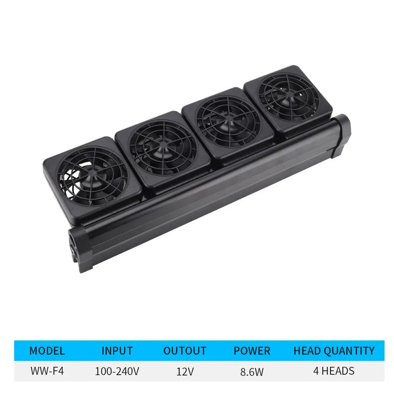 Ventilateur de refroidissement pour aquarium réglable