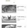 Foldable Elevated Pet Bed with Removable Washable Cover