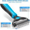 2-in-1 Pet Deshedding Brush for Dogs and Cats