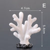 Artificial Coral Reef Aquarium Decoration with Starfish