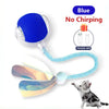 Interactive Chirping Cat Toy Ball with Motion Activation
