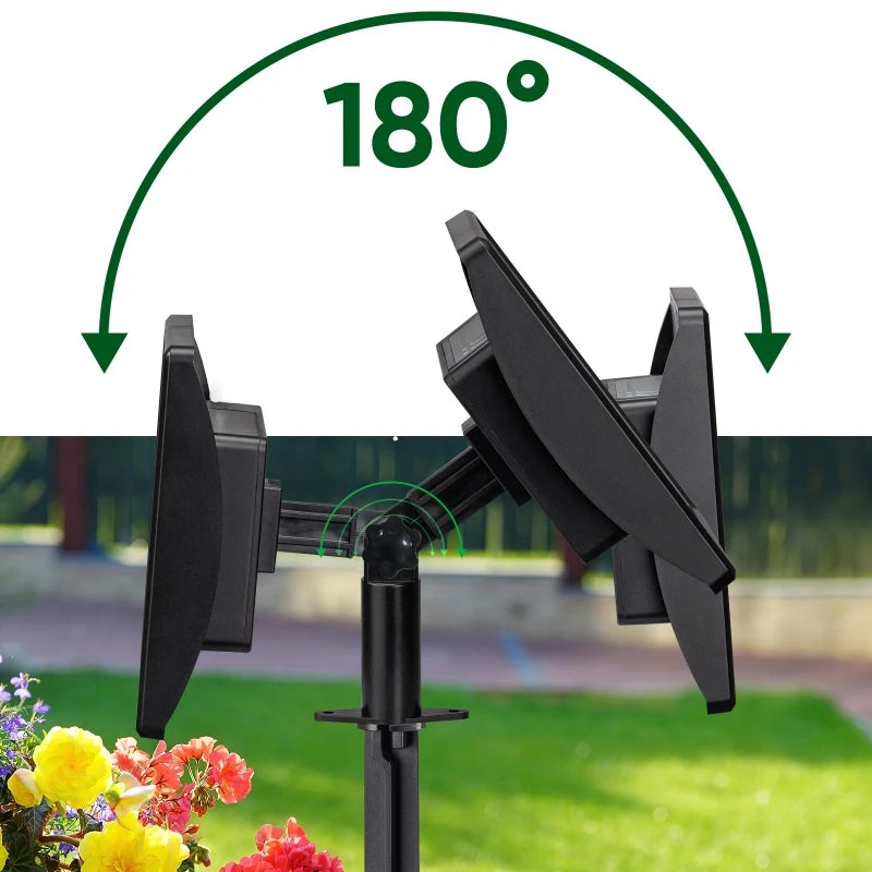 Solar Powered Pond Aerator with Battery Backup