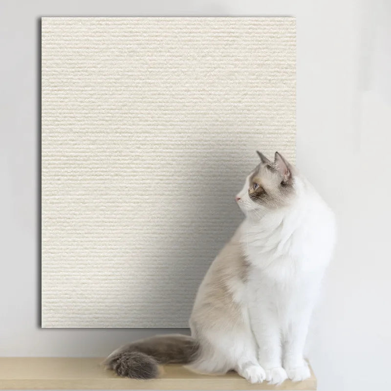 Self-Adhesive Trimmable Cat Scratching Mat for Furniture Protection
