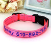 Personalisierte bestickte Nylon-Hundehalsband