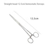 Stainless Steel Locking Hemostatic Forceps with Serrated Jaws
