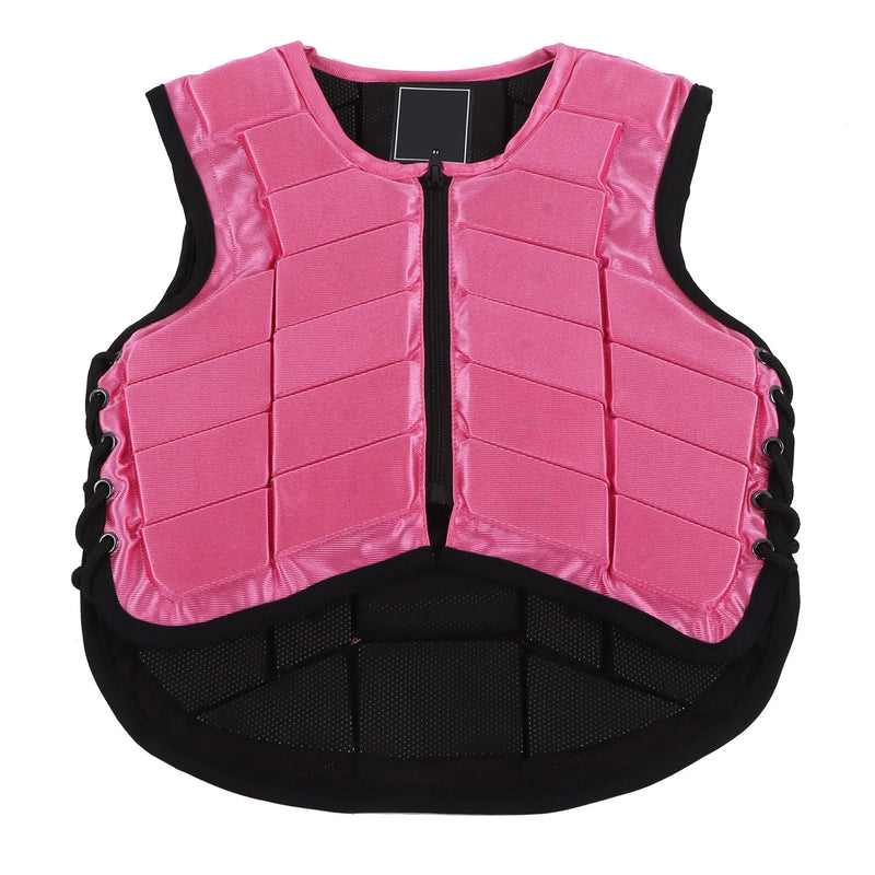 Chaleco de Seguridad Ecuestre para Niños - Rosa