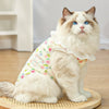 Lace Collar Dog Vest with D-Ring Summer Pet Shirt