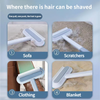 Multi-Surface Pet Hair Remover Brush with Self-Cleaning Base