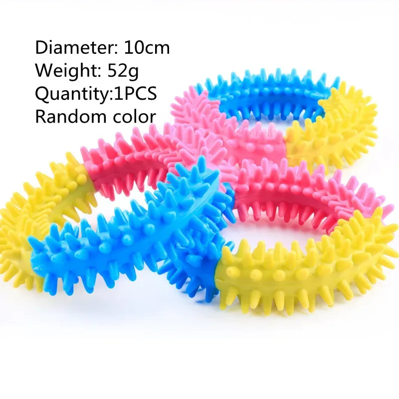 Durable Rubber Chew Toy for Small Dogs