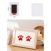 Wooden Baby Handprint & Pet Paw Print Keepsake Frame with Imprint Kit