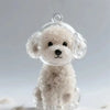 Transparent Pet Hair Keepsake Charm for Keys