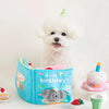 Dog Snuffle Book Toy with Squeaker, Interactive Puzzle and Slow Feeder for Small Dogs
