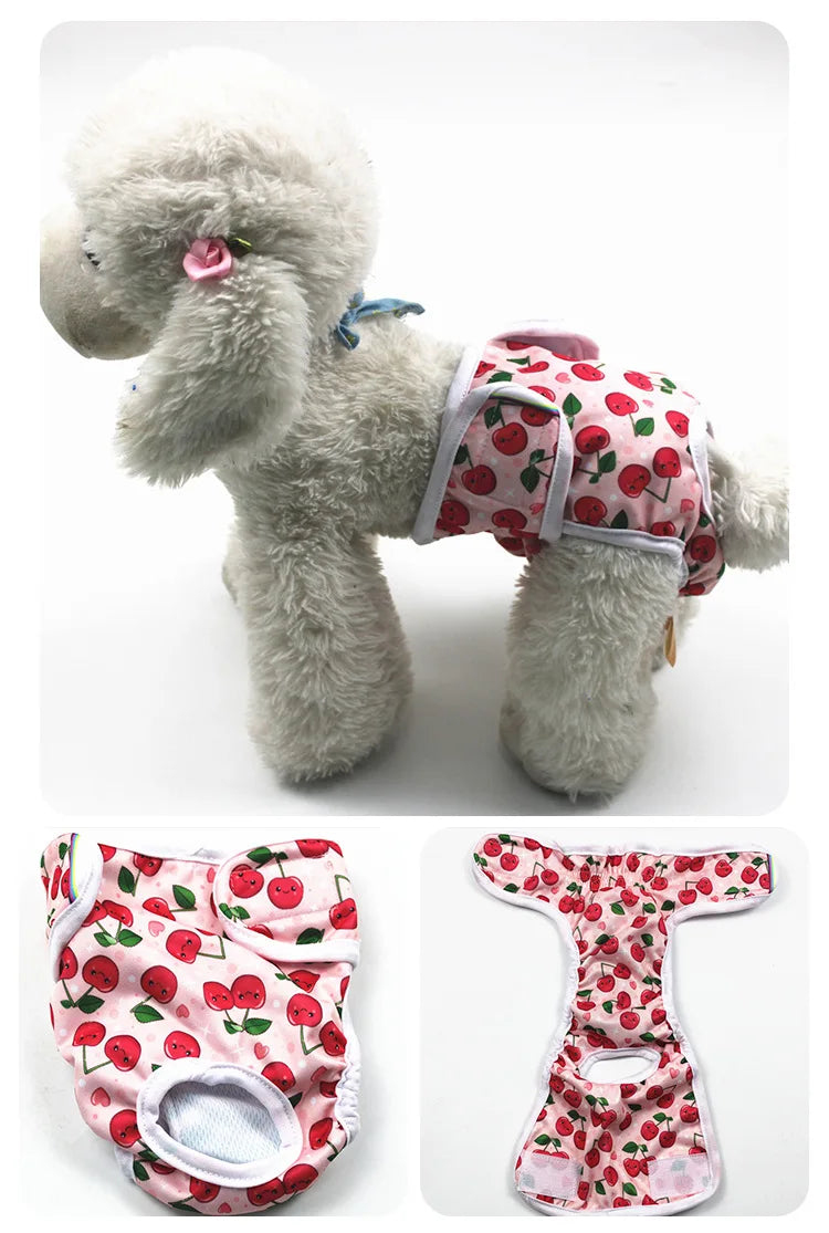 Reusable Washable Dog Diapers for Female Dogs in Heat